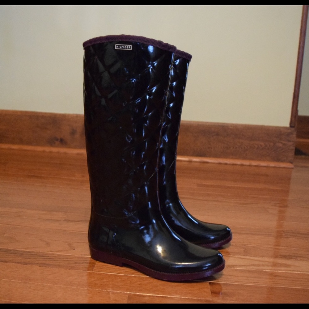 Tommy Hilfiger Quilted Rain Boots